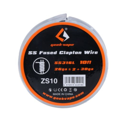 Elektromos cigi Geekvape Fused Clapton huzal SS316 (26GA x 2 + 30GA) 3m