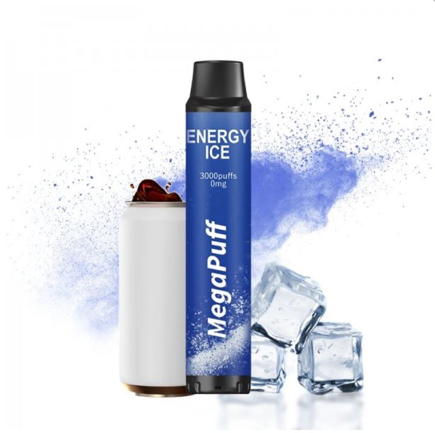 Bild von MegaPuff 3000 Energy Ice 0mg