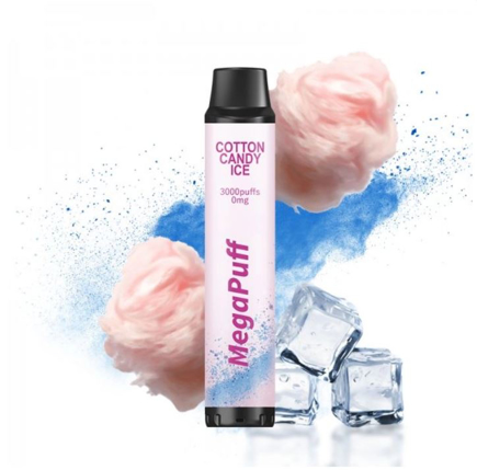 Obrázok z MegaPuff 3000 Cotton Candy Ice 0mg
