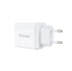 Obrázok z USB & USB Type-C 20W 5V  QC 3.0 intelligens gyorstöltő fekete