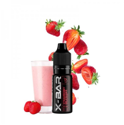 Obrazek X-Bar Strawberry Milkshake Nic Salt 10ml
