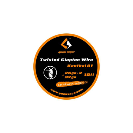 Bild von Geekvape Twisted Clapton huzal Kanthal A1 (26GA x 2 + 32GA) 3m