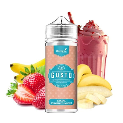  Зображення Omerta Banana Strawberry Smoothie 0mg 100ml 