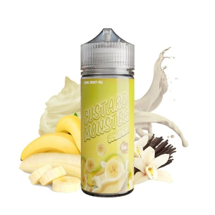 图片 Monster Vape Banana Custard 0mg 100ml