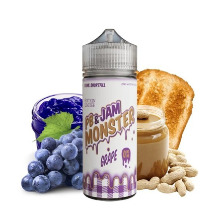 Image de Monster Vape Grape PB & Jam 0mg 100ml