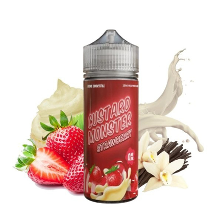 Picture of Monster Vape Strawberry Custard 0mg 100ml