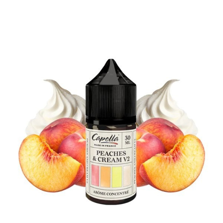 Obrázok z Capella Peaches & Cream v2 aroma 30ml